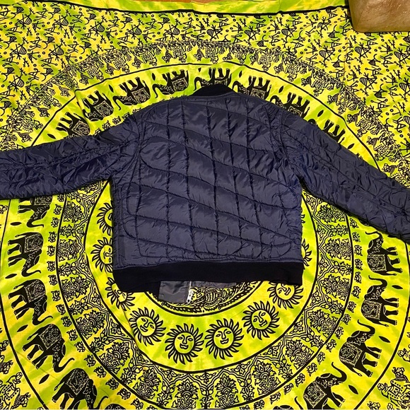 Navy Flight Bomber Jacket Authentic Real Navy military mens - Picture 8 of 9